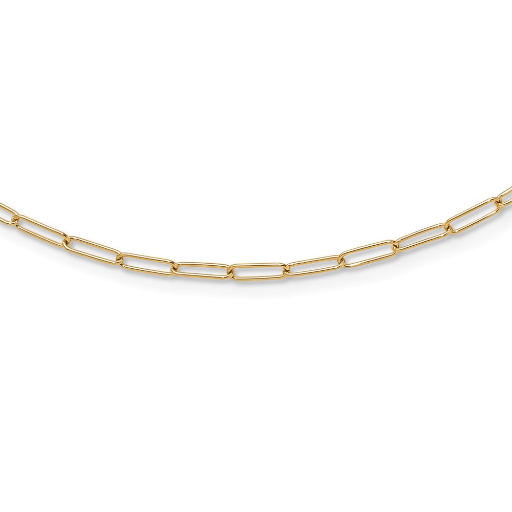 14K Yellow Gold Polished Fancy Link Necklace