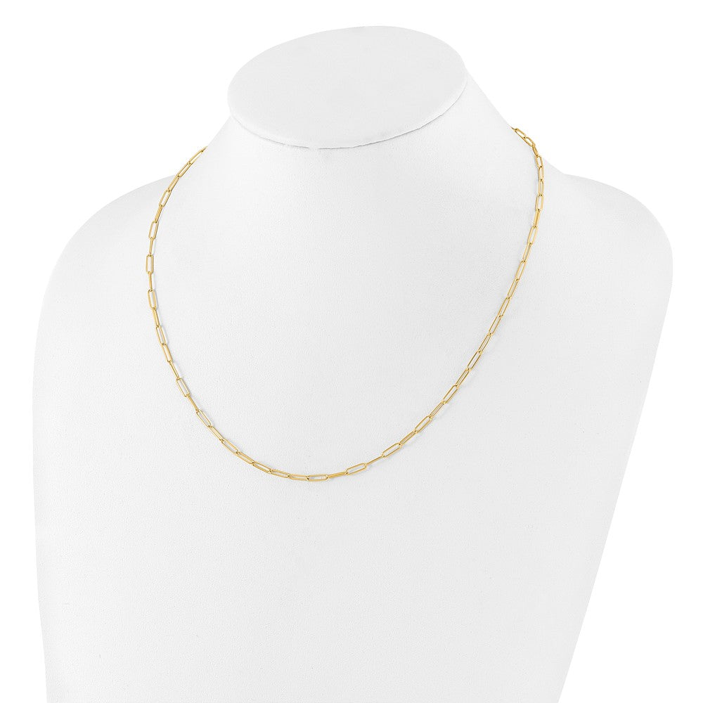 14K Yellow Gold Polished Fancy Link Necklace