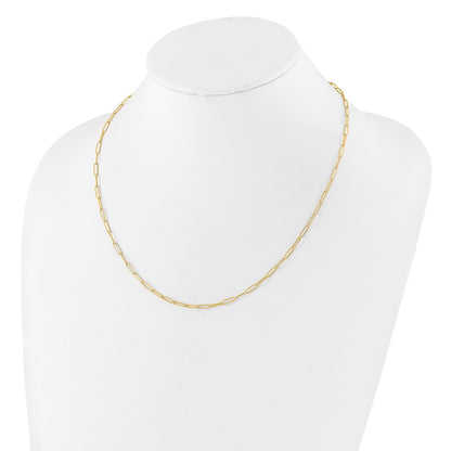 14K Yellow Gold Polished Fancy Link Necklace