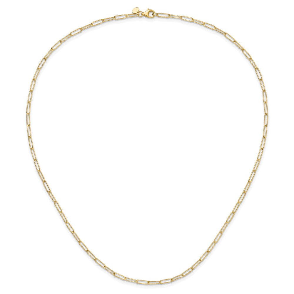 14K Yellow Gold Polished Fancy Link Necklace