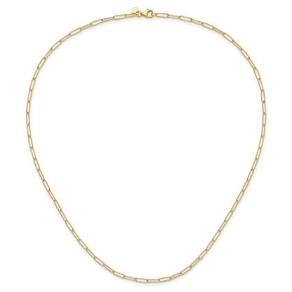 14K Yellow Gold Polished Fancy Link Necklace