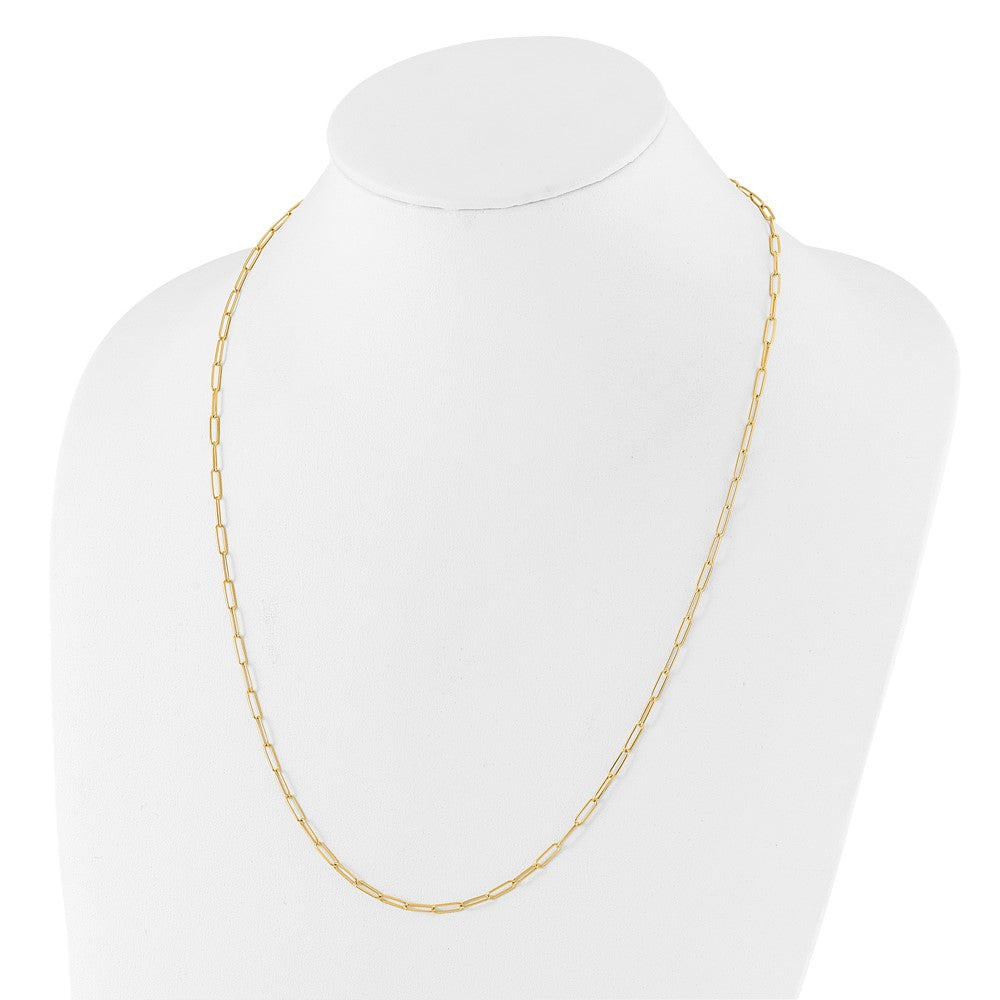 14K Yellow Gold Polished Fancy Link Necklace