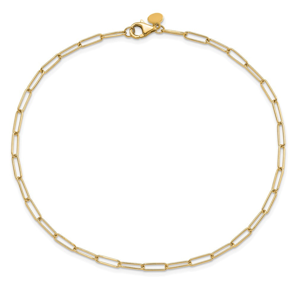 14K Yellow Gold Polished Fancy Link Bracelet