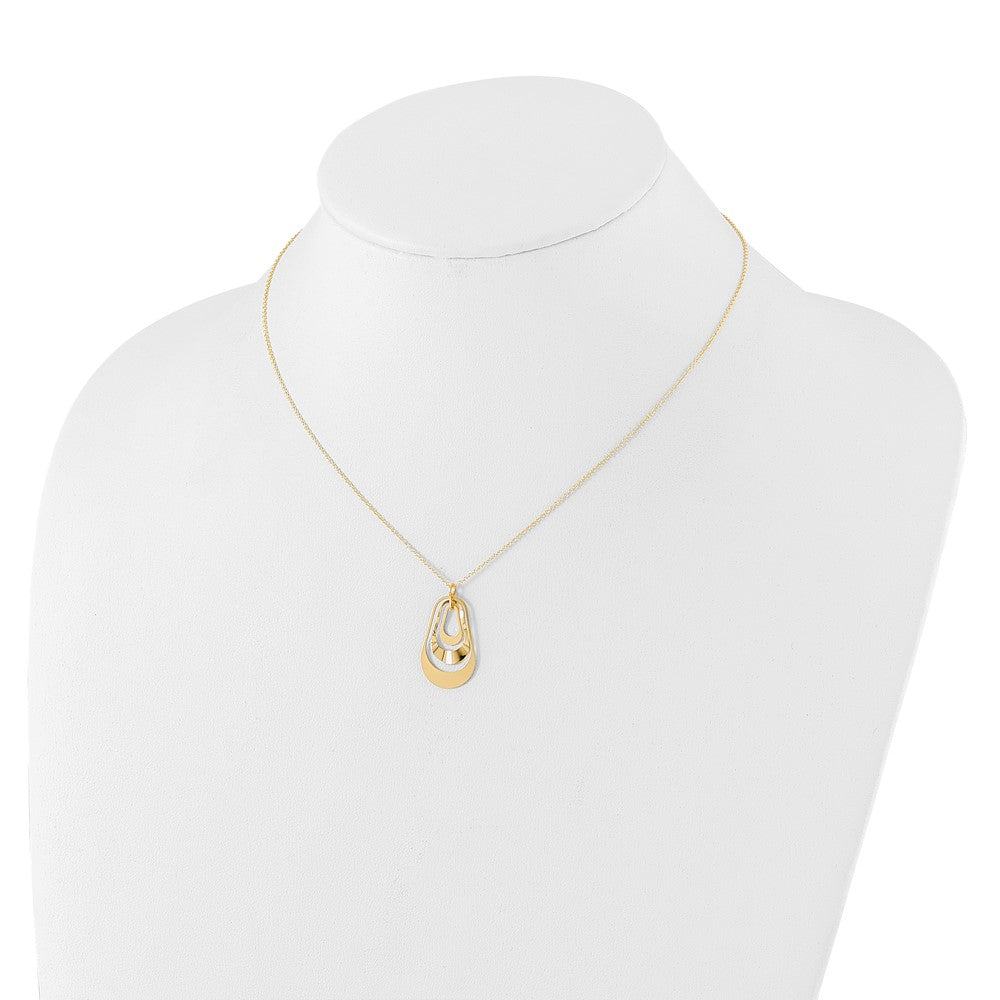 14K Yellow Gold Polished With 2In. Ext. Necklace