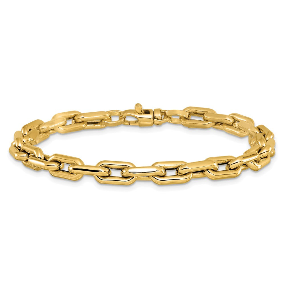 14K Yellow Gold Polished Fancy Link Bracelet