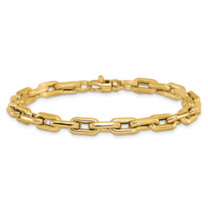 14K Yellow Gold Polished Fancy Link Bracelet
