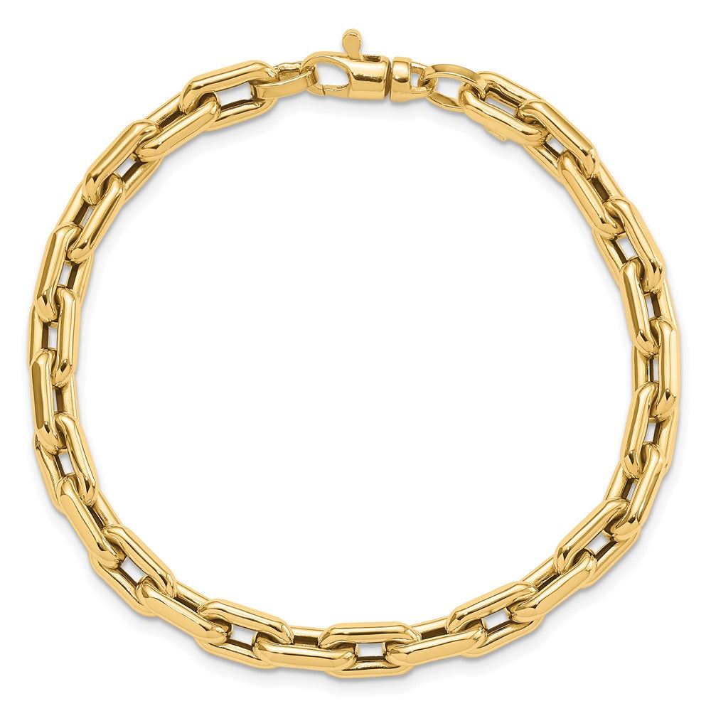 14K Yellow Gold Polished Fancy Link Bracelet