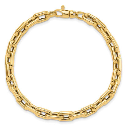 14K Yellow Gold Polished Fancy Link Bracelet