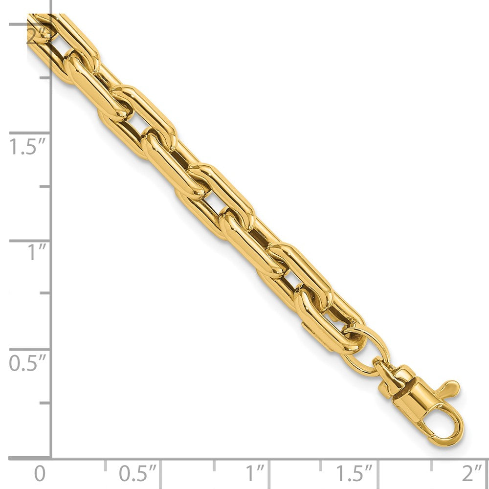 14K Yellow Gold Polished Fancy Link Bracelet