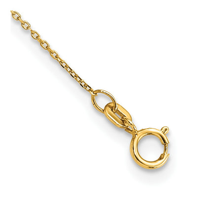 14K Yellow Gold Polished And Filigree Heart Stations With 1In. Ext. Necklace