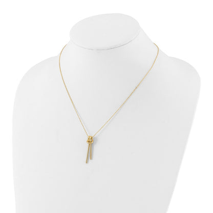 14K Yellow Gold Polished Necklace