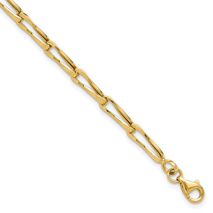 14K Yellow Gold Polished Fancy Link Bracelet