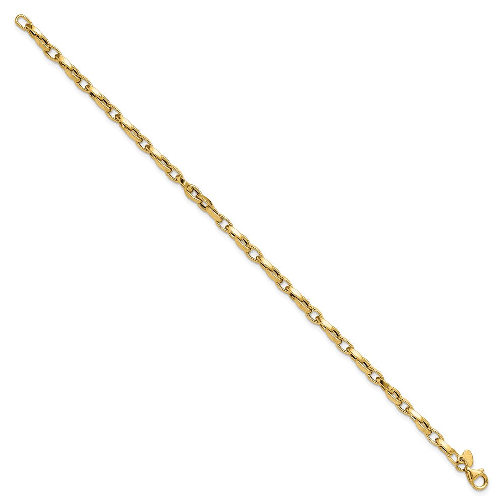 14K Yellow Gold Polished Fancy Link Bracelet