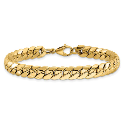 14K Yellow Gold Polished Fancy Link Bracelet