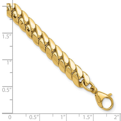 14K Yellow Gold Polished Fancy Link Bracelet