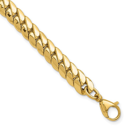 14K Yellow Gold Polished Fancy Link Bracelet