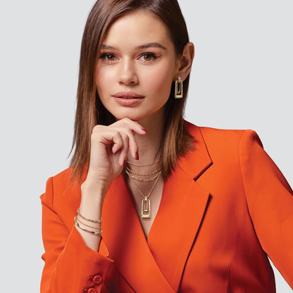 14K Yellow Gold Polished And Brushed Twisted Hinged Bangle