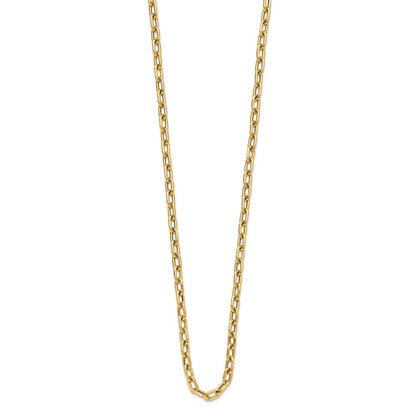 14K Yellow Gold Polished Fancy Toggle Link Necklace