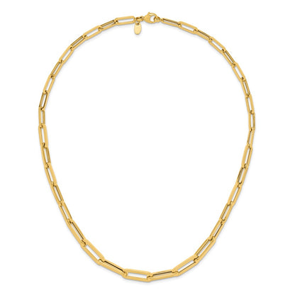 14K Yellow Gold Polished Fancy Link Necklace