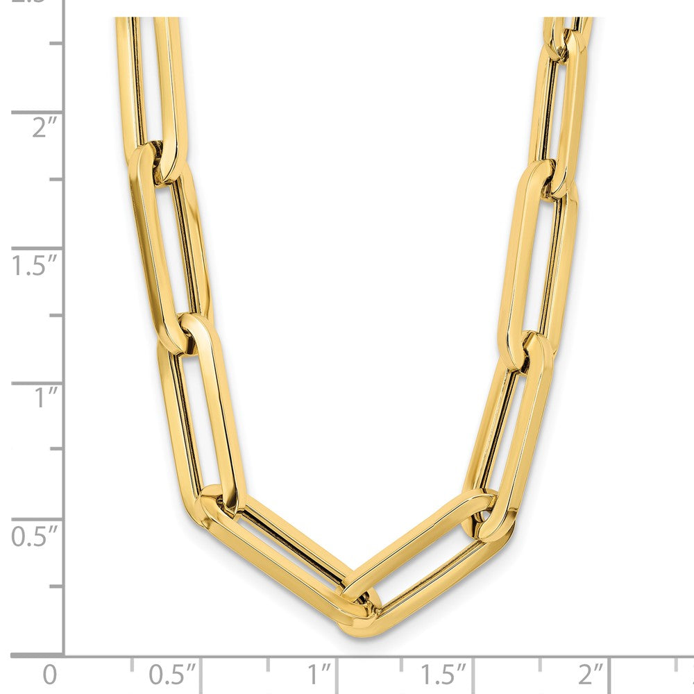 14K Yellow Gold Polished Fancy Link Necklace
