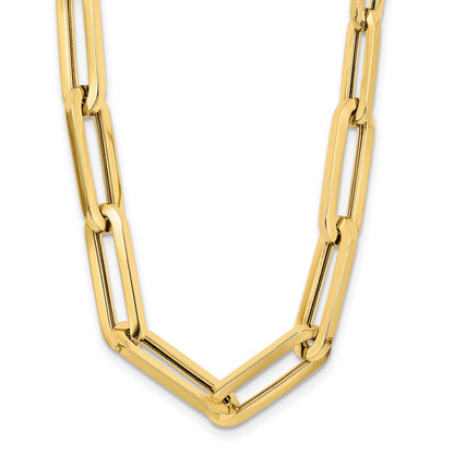 14K Yellow Gold Polished Fancy Link Necklace