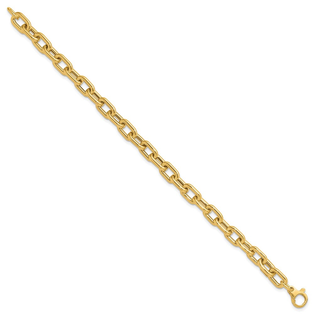 14K Yellow Gold Polished Fancy Link Bracelet