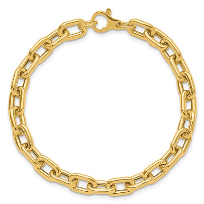 14K Yellow Gold Polished Fancy Link Bracelet