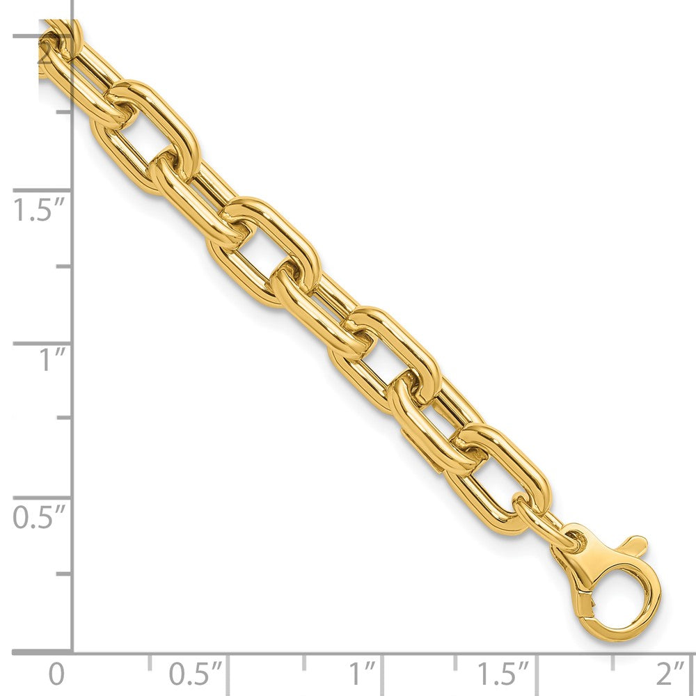 14K Yellow Gold Polished Fancy Link Bracelet