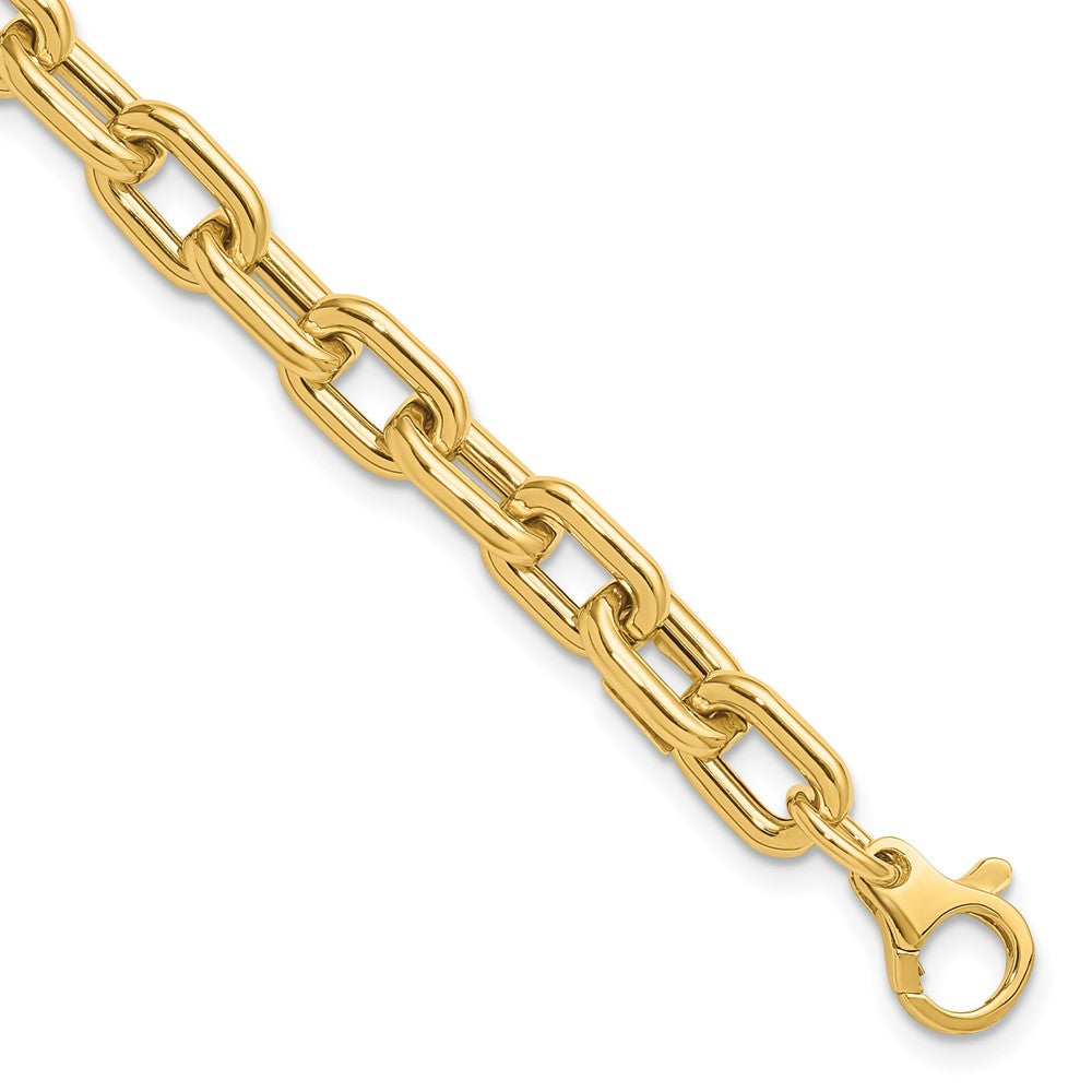 14K Yellow Gold Polished Fancy Link Bracelet