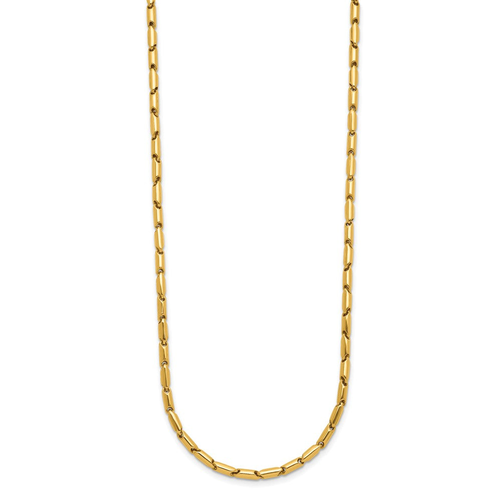 14K Yellow Gold Polished Fancy Link Necklace