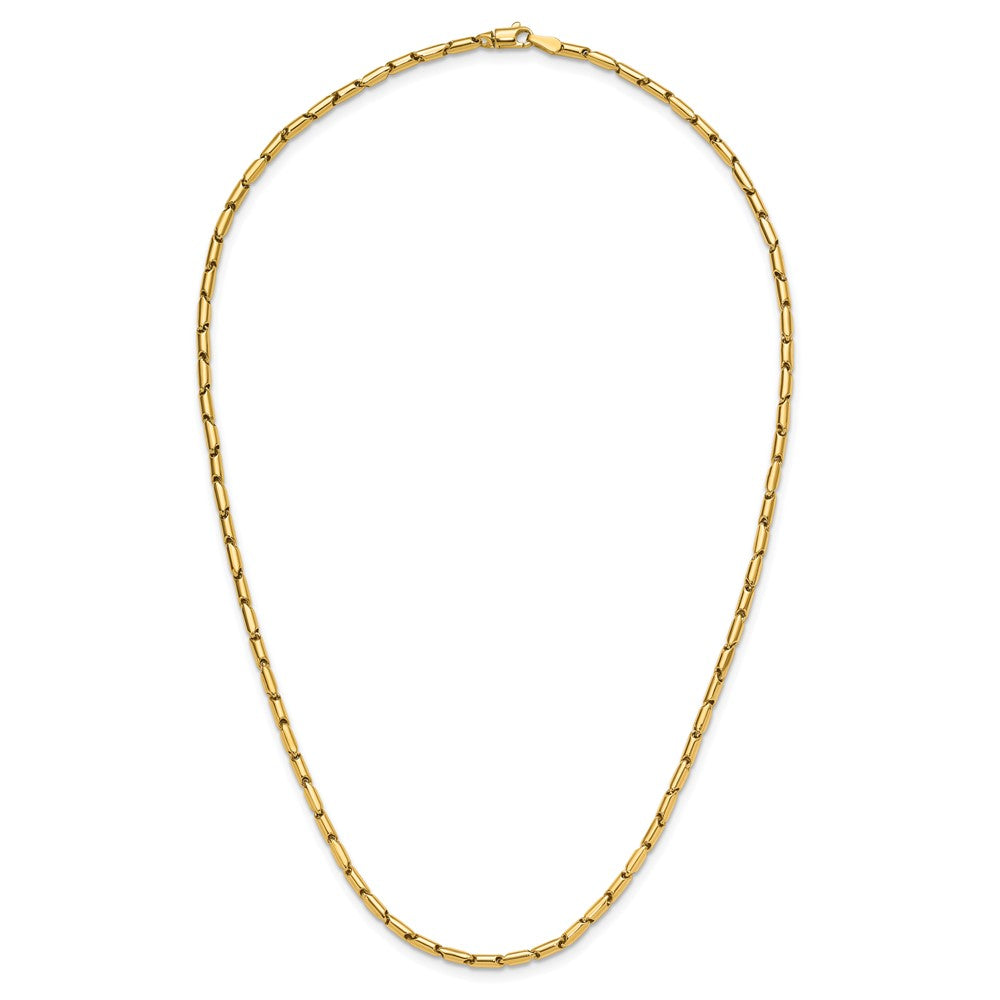 14K Yellow Gold Polished Fancy Link Necklace