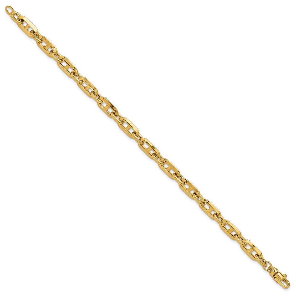 14K Yellow Gold Polished Fancy Link Bracelet