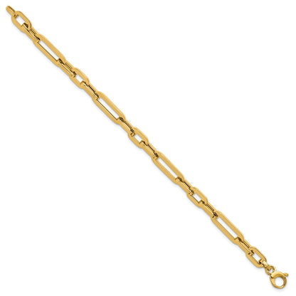 14K Yellow Gold Polished Fancy Link Bracelet