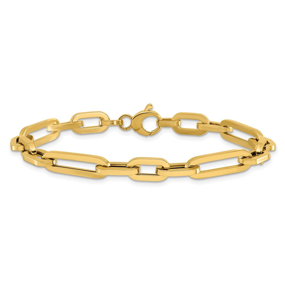 14K Yellow Gold Polished Fancy Link Bracelet