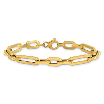 14K Yellow Gold Polished Fancy Link Bracelet