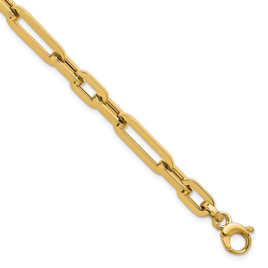 14K Yellow Gold Polished Fancy Link Bracelet
