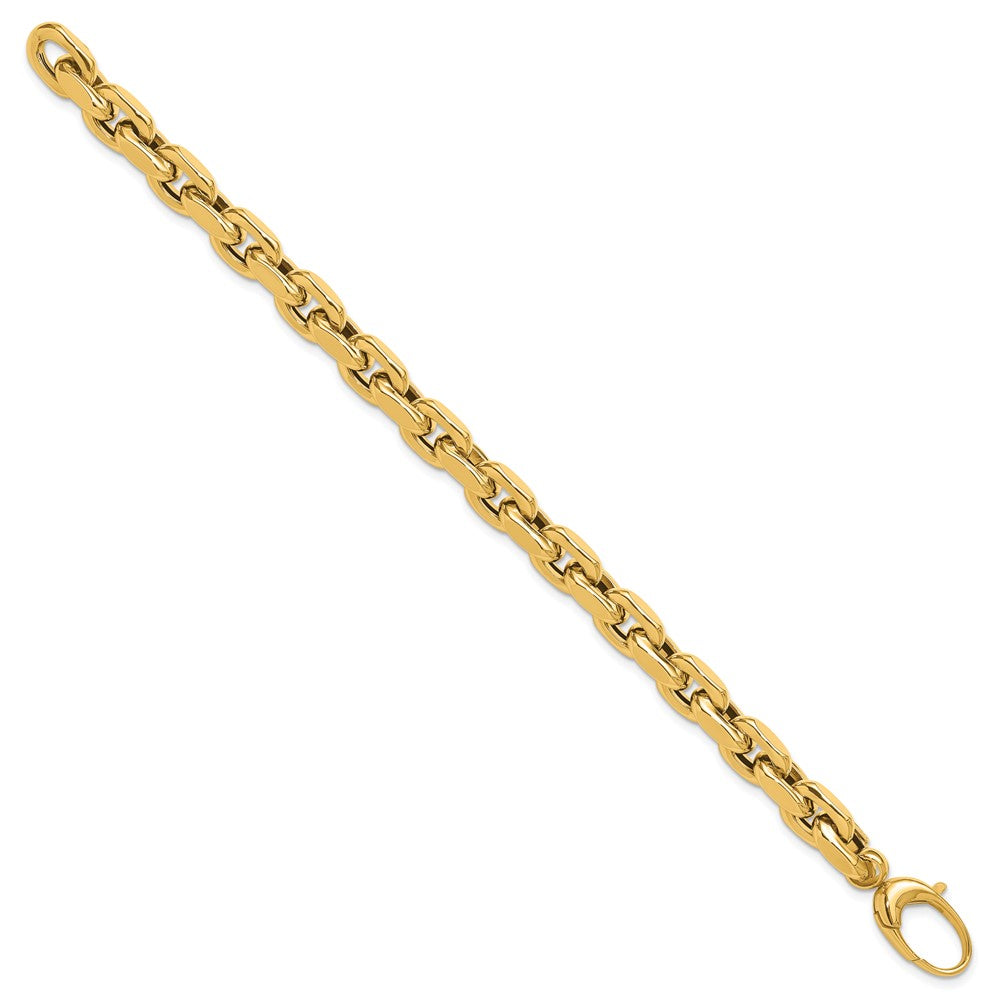 14K Yellow Gold Polished Fancy Link Bracelet