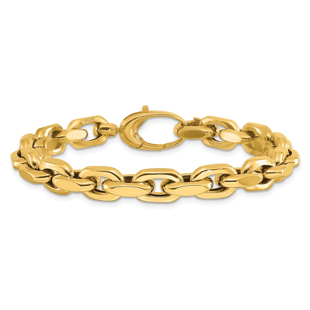 14K Yellow Gold Polished Fancy Link Bracelet