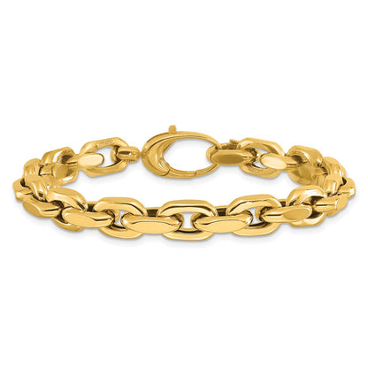 14K Yellow Gold Polished Fancy Link Bracelet