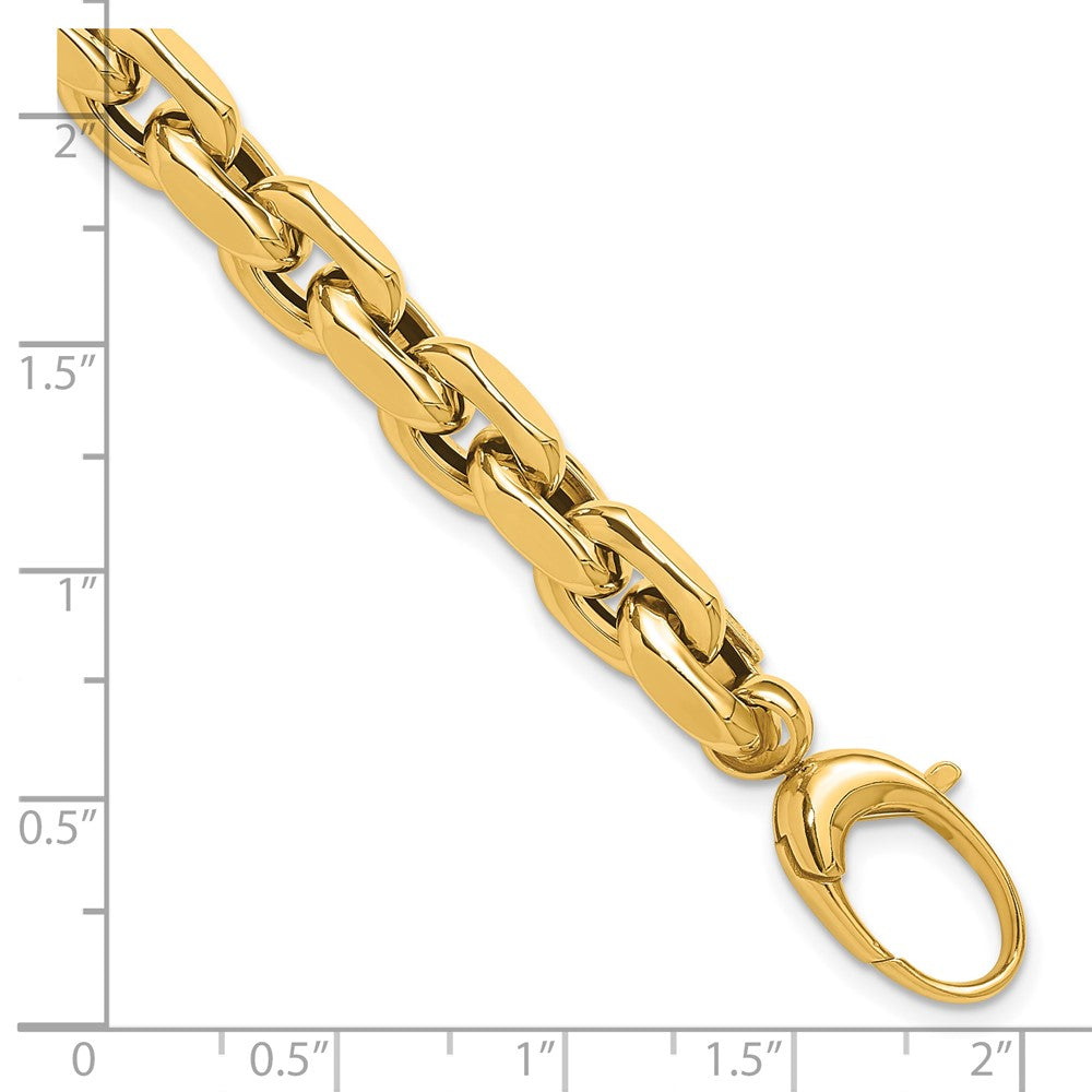 14K Yellow Gold Polished Fancy Link Bracelet