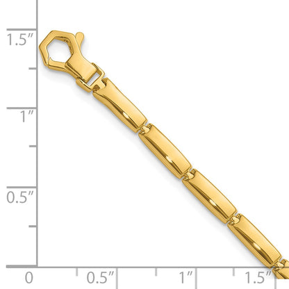 14K Yellow Gold Polished Fancy Link Bracelet