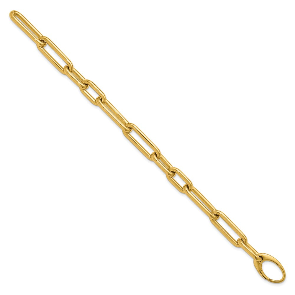 14K Yellow Gold Polished Link Bracelet