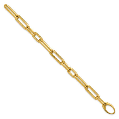 14K Yellow Gold Polished Link Bracelet