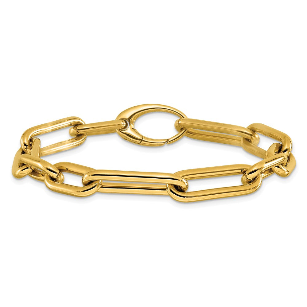 14K Yellow Gold Polished Link Bracelet