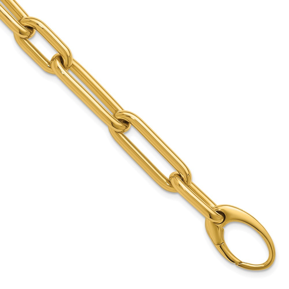 14K Yellow Gold Polished Link Bracelet