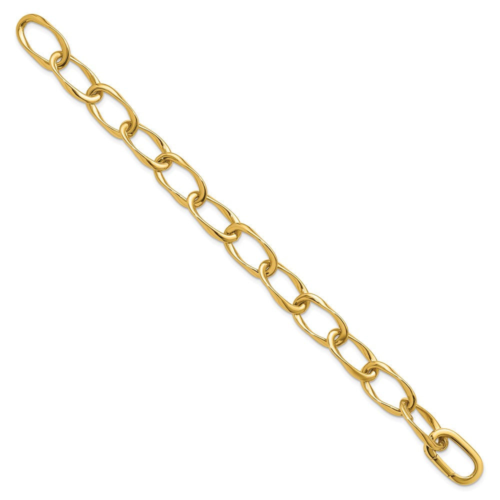 14K Yellow Gold Polished Link Bracelet