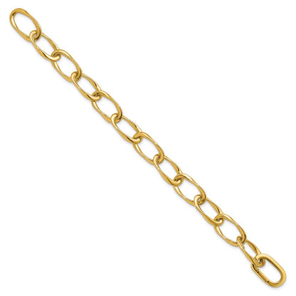 14K Yellow Gold Polished Link Bracelet