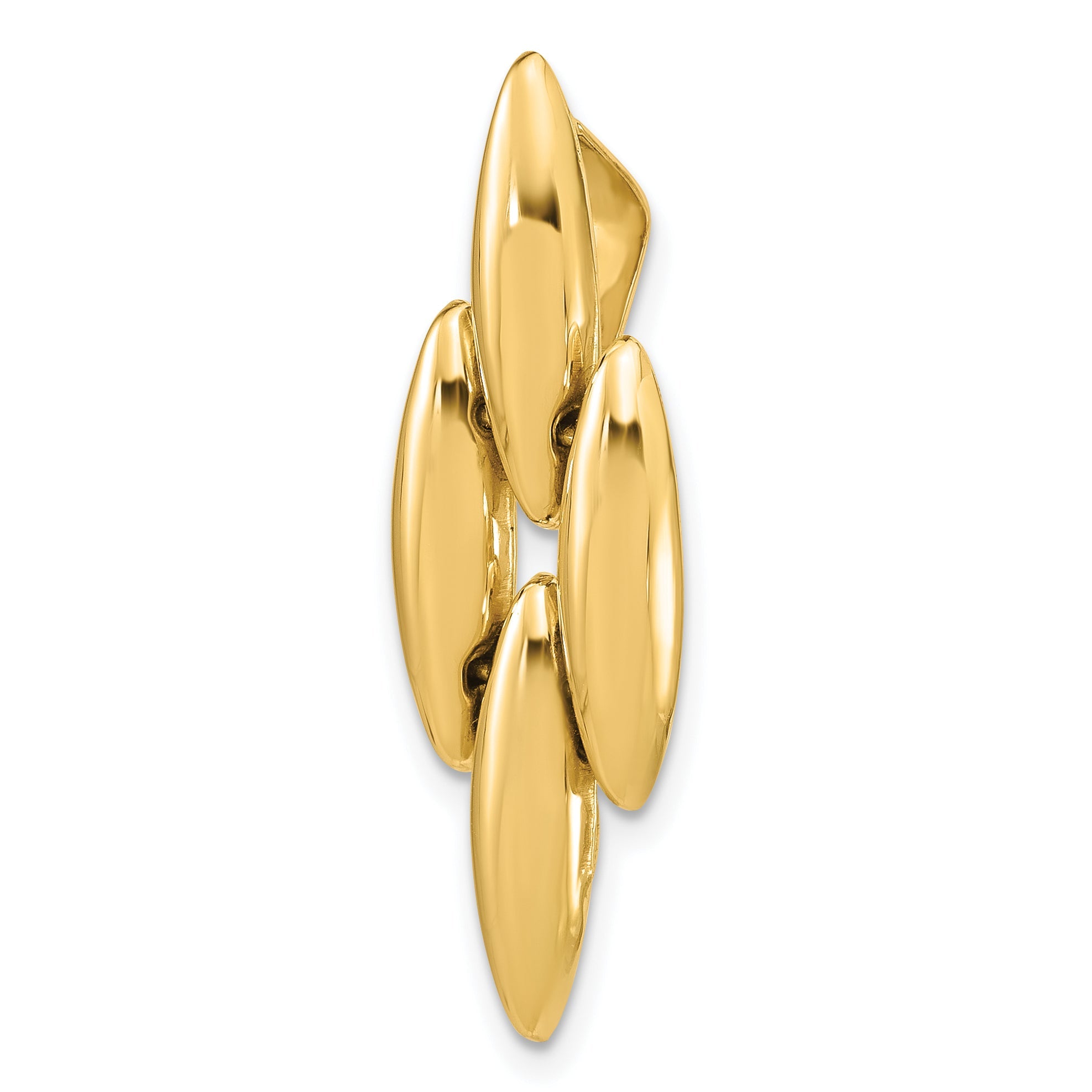14K Yellow Gold Polished Fancy Pendant