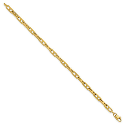 14K Yellow Gold Polished Fancy Link Bracelet