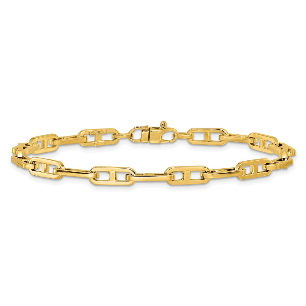 14K Yellow Gold Polished Fancy Link Bracelet